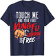 Kung Fu Touch Me Lesson Is Free T-Shirt - T-Shirt | Navy