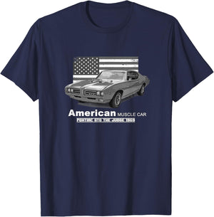 GTO The Judge American Muscle Car 60s 70s T-Shirt - T-Shirt | Navy