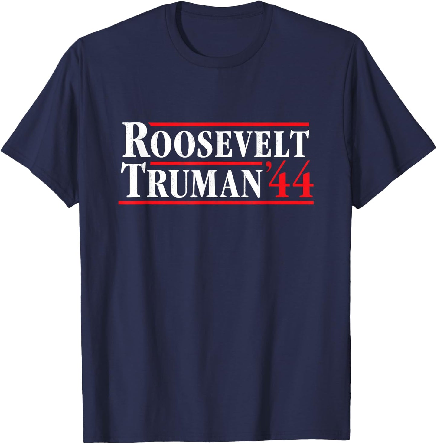President Franklin Roosevelt 1944 - Retro 4th of July T-Shirt - T-Shirt | Navy