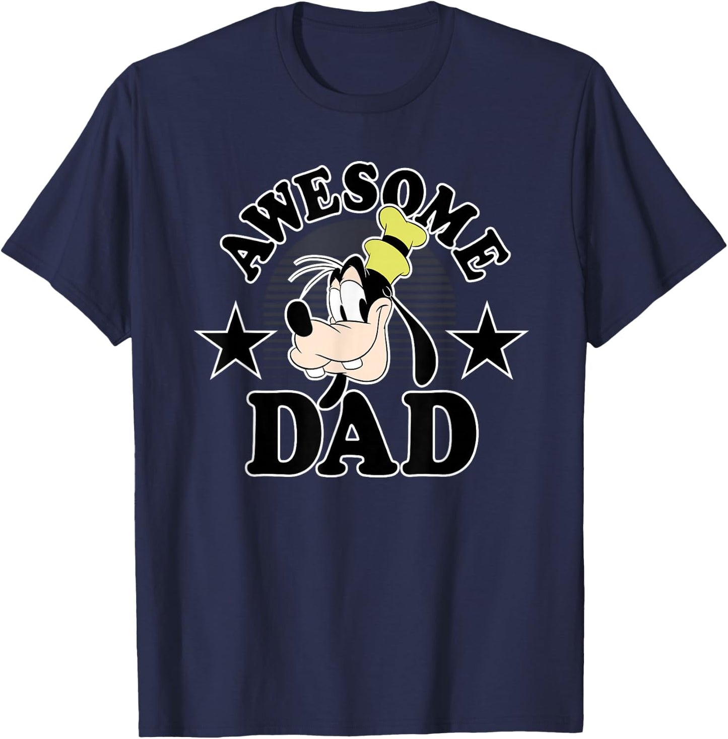 Disney Goofy Father's Day Awesome Dad T-Shirt - T-Shirt | Navy