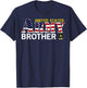 United States Army Brother With American Flag Gift Veteran Women Kids Men T-Shirt - T-Shirt | Navy