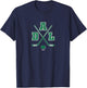 Vintage Dallas Hockey Sticks , Cute DAL For Hockey Lovers T-Shirt - T-Shirt | Navy