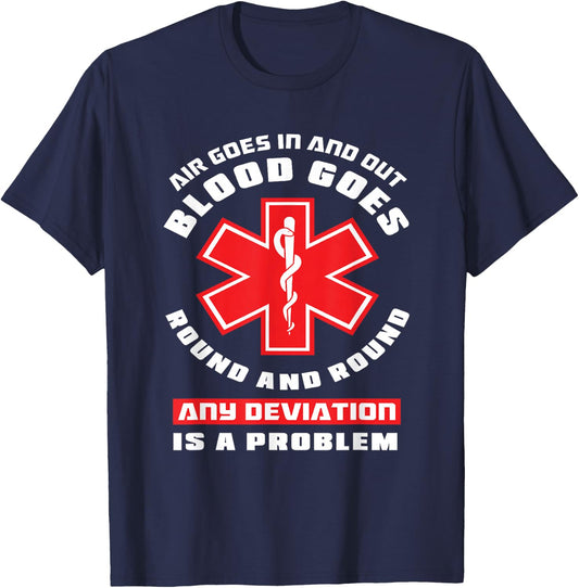 Funny Paramedic Sayings Emt EMS Ambulance Gifts First Responder Paramedic EMS Nurse EMT Funny Paramedic , Small T-Shirt - T-Shirt | Navy