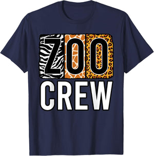Zoo Crew Zookeeper Costume Safari Wildlife Animal Park T-Shirt - T-Shirt | Navy