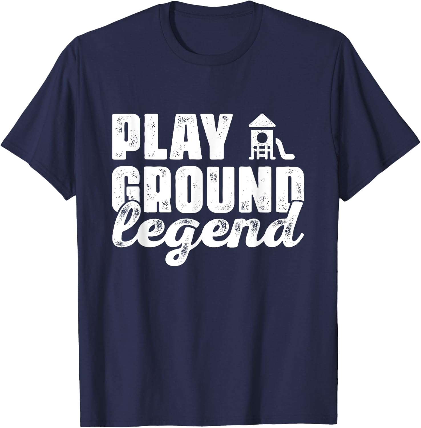 Funny Cute Empowering For Boys Kids Playground Legend T-Shirt - T-Shirt | Navy