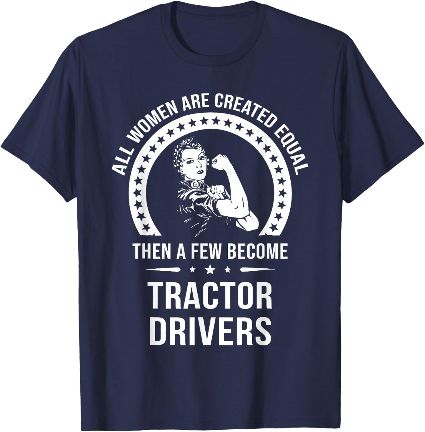 Tractor Driver Shirt | Tractor Driver T-Shirt - T-Shirt | Navy