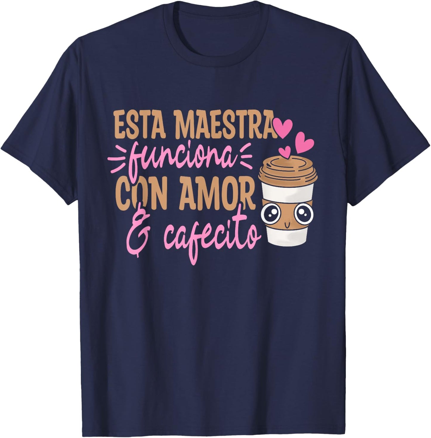 Maestras Espanol Spanish Teacher Hispanic Teacher Bilingue T-Shirt - T-Shirt | Navy