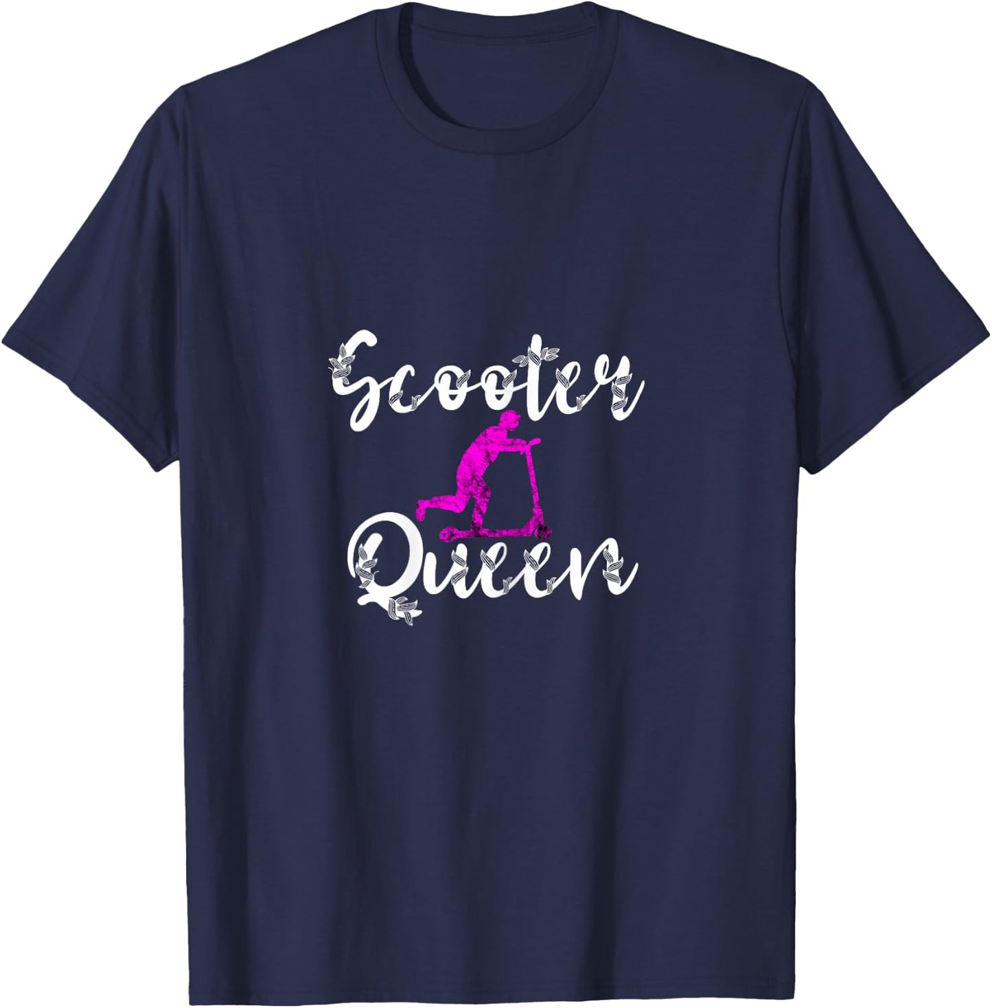 Scooter Queen Electric Scooter Queen Scooter Driver T-Shirt - T-Shirt | Navy