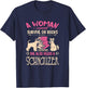 Woman Cant Survive On Books Alone She Needs Schnauzer T-Shirt - T-Shirt | Navy
