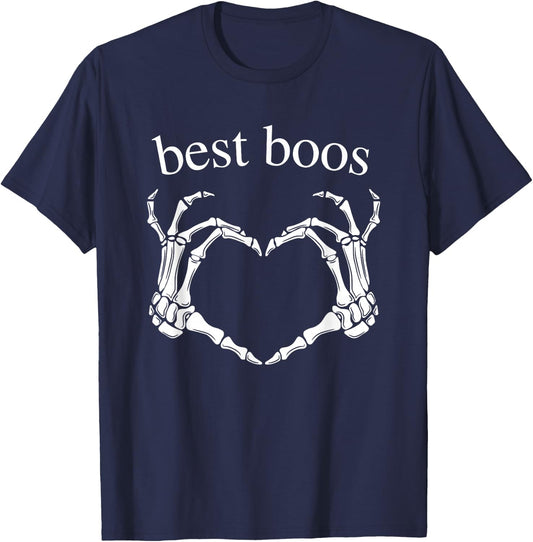 Best boos halloween cute shirt T-Shirt - T-Shirt | Navy