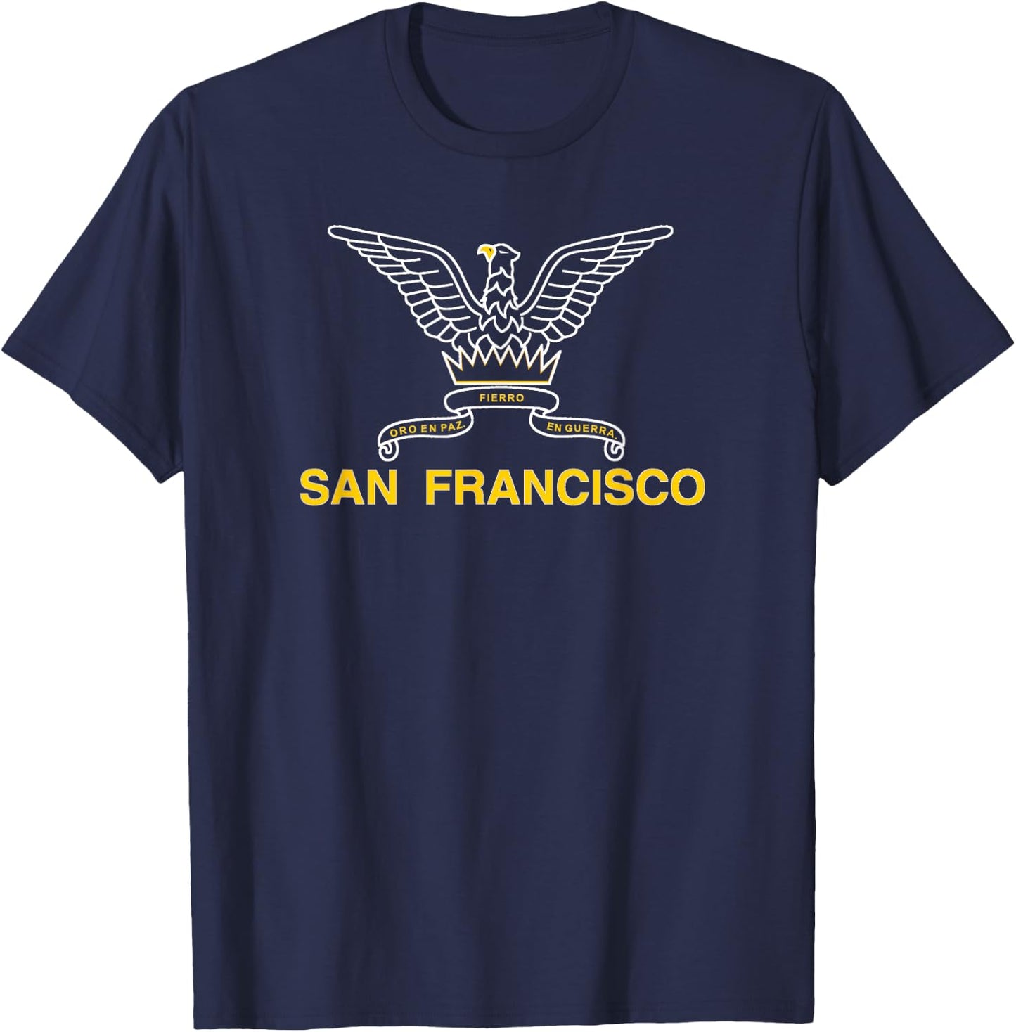 San Francisco Sf Eagle Flag Bay Area Norcal California T-Shirt - T-Shirt | Navy