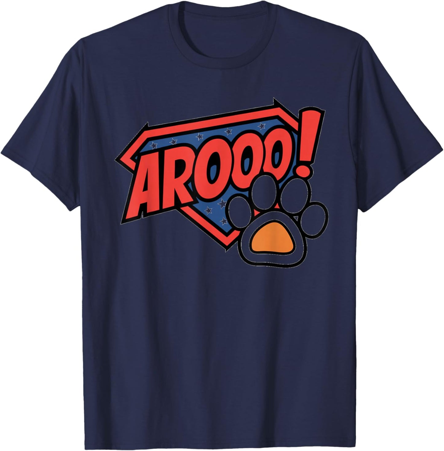 Bouncer Pup Handler Clothing Arooo Pup Handler Human Pup Play T-Shirt - T-Shirt | Navy
