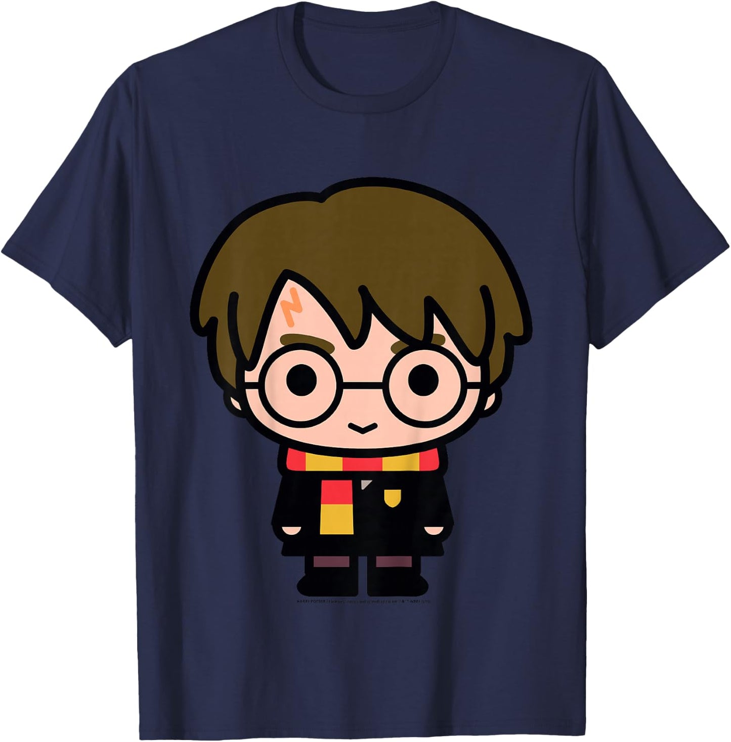 Kids Harry Potter Cute Cartoon Style Portrait T-Shirt - T-Shirt | Navy