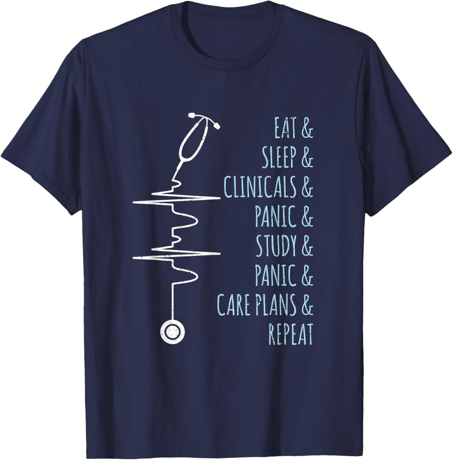 Future Nurse Med Student Gift Nurse T-Shirt - T-Shirt | Navy