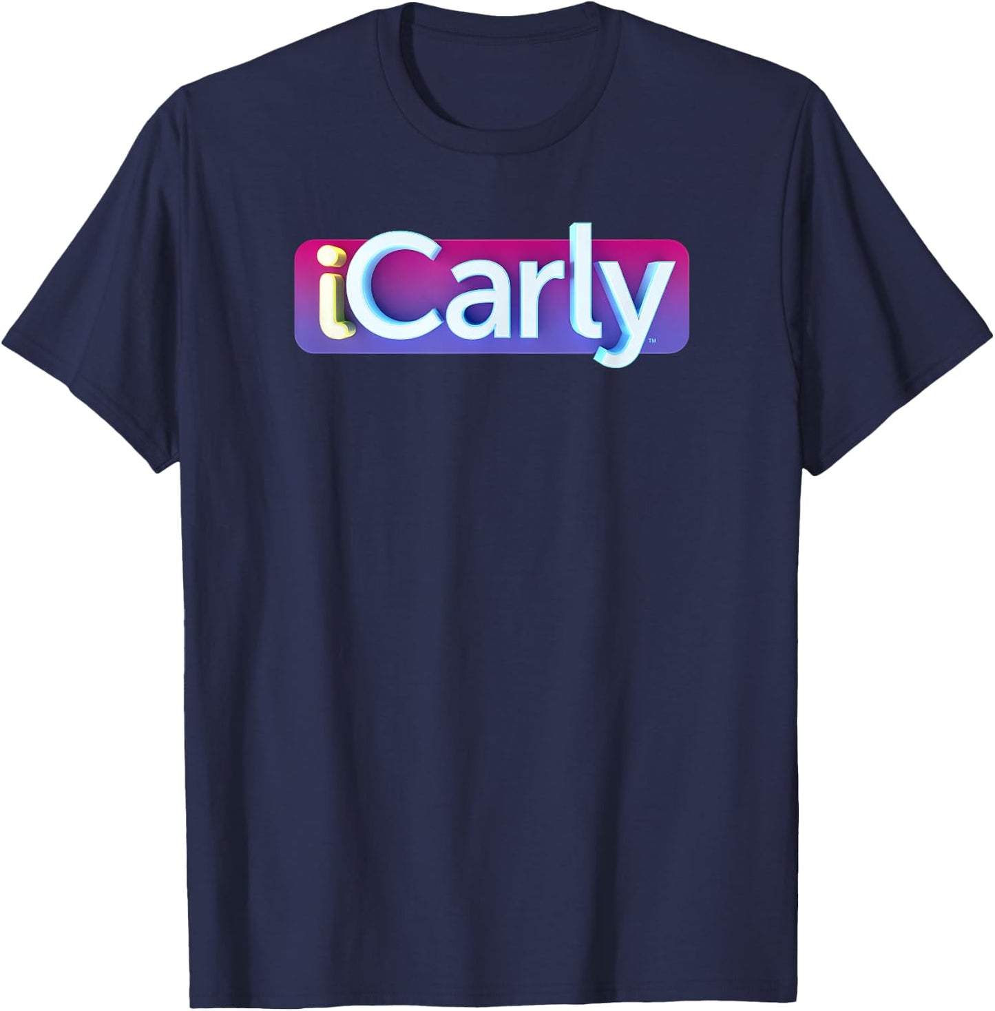 iCarly Simple Title Logo T-Shirt - T-Shirt | Navy