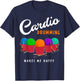Cardio Drumming Makes Me Happy Fitness Workout T-Shirt - T-Shirt | Navy