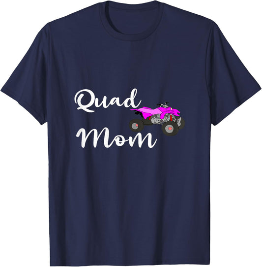 Quad Mom ATV Offroad Biker Mama Four Wheeler Bike Mother T-Shirt - T-Shirt | Navy