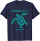 Pensacola Florida Sea Turtle Vacation Souvenir Boys Girls T-Shirt - T-Shirt | Navy