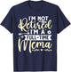 I'm Not Retired, I'm A Full-Time Mema T-Shirt - T-Shirt | Navy