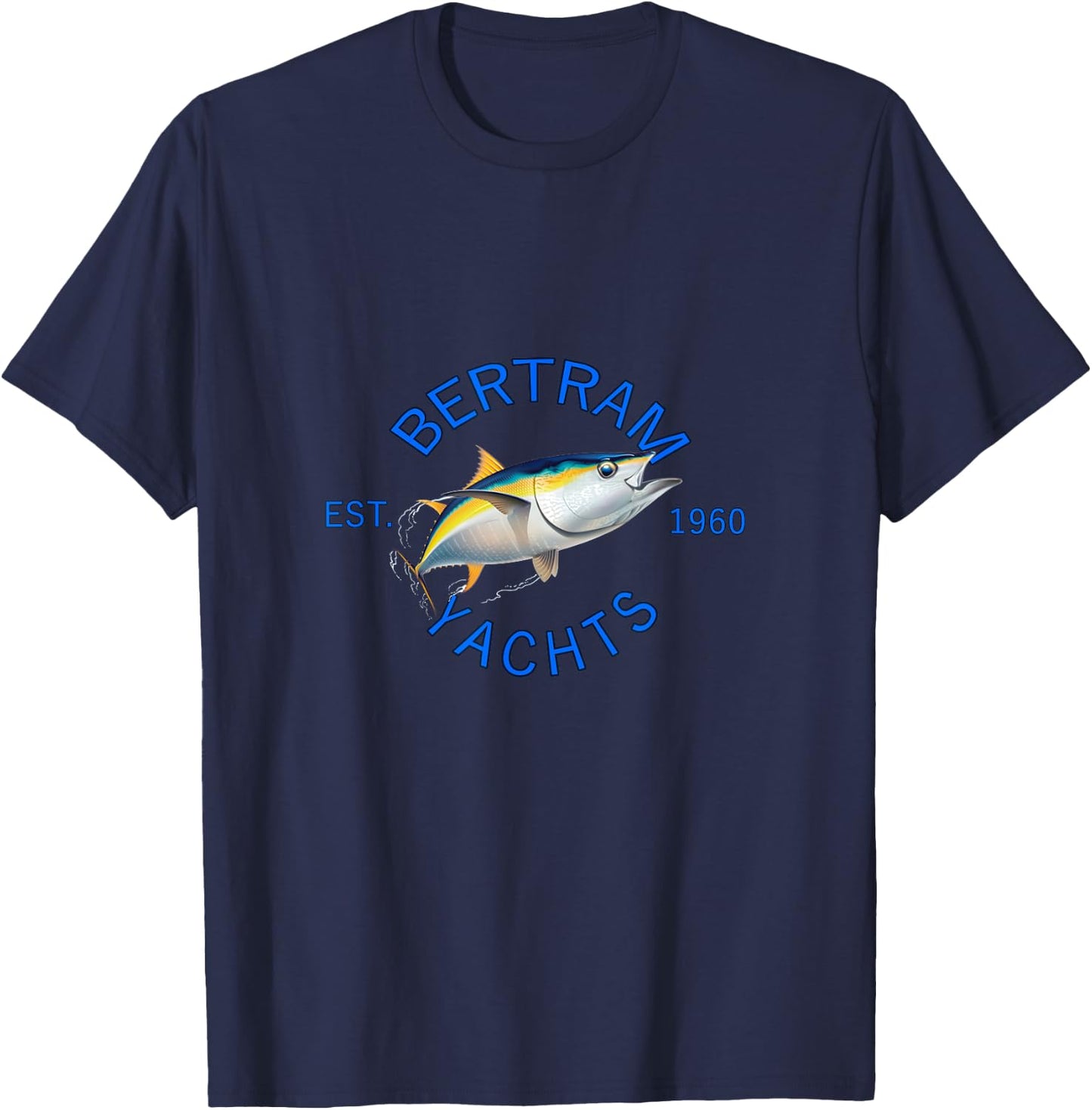 Bertram Yachts Est. 1960 T-Shirt - T-Shirt | Navy