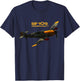 Bf-109 Messerschmitt T-Shirt - T-Shirt | Navy