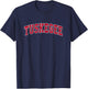 Tuskegee Alabama AL Vintage Sports Design Red Design T-Shirt - T-Shirt | Navy