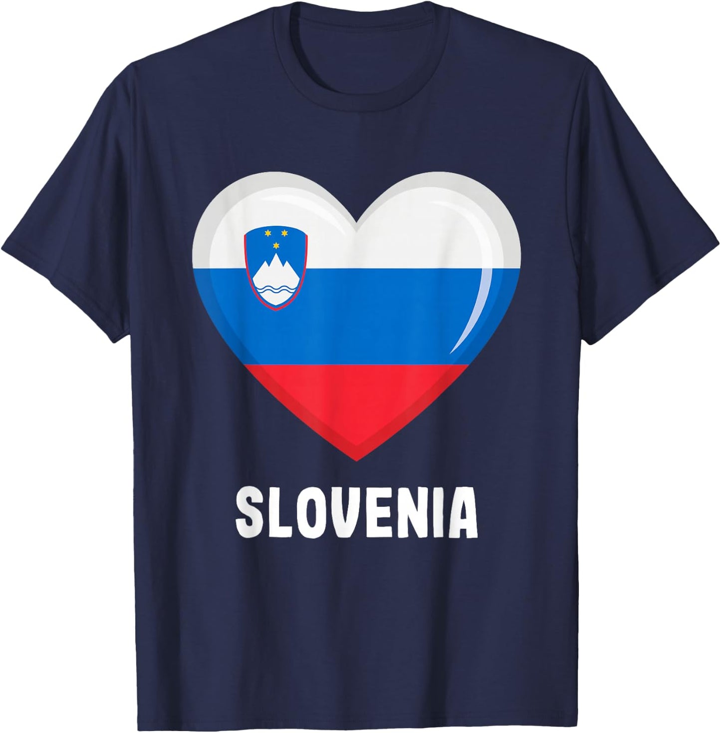 Slovenia Flag Jersey | Slovenian T-Shirt - T-Shirt | Navy