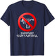 Support Gun Control Anti Piercing Gun PSA T-Shirt - T-Shirt | Navy