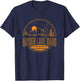 Vintage Hayden Lake, Idaho Mountain Hiking Souvenir Print T-Shirt - T-Shirt | Navy
