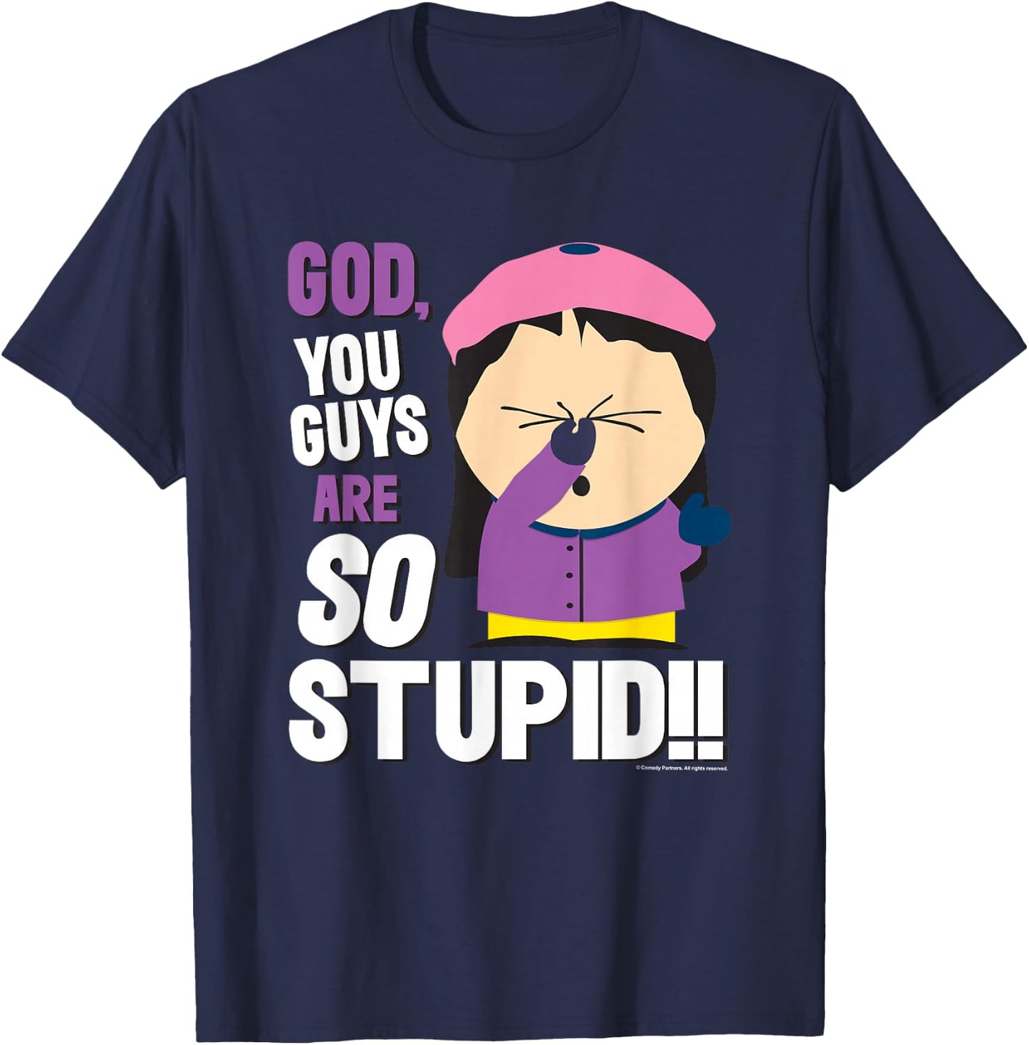 South Park Wendy SO Stupid! T-Shirt - T-Shirt | Navy