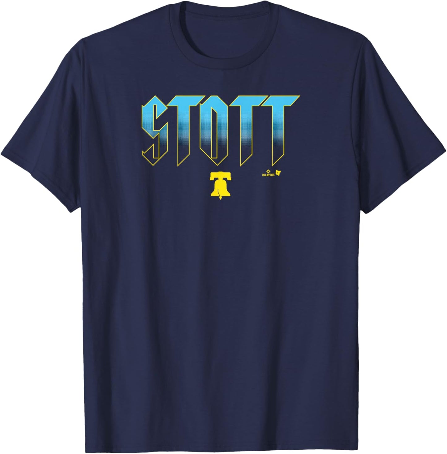 Bryson Stott: Philadelphia City Edition Text T-Shirt - T-Shirt | Navy
