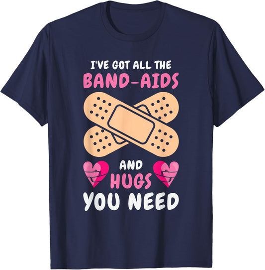 School Nurse Medical Nursing Nurse Appreciation Nurse Life T-Shirt - T-Shirt | Navy
