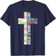 Quilting Shirts Quilting And A Whole Lot Of Jesus T-Shirt - T-Shirt | Navy