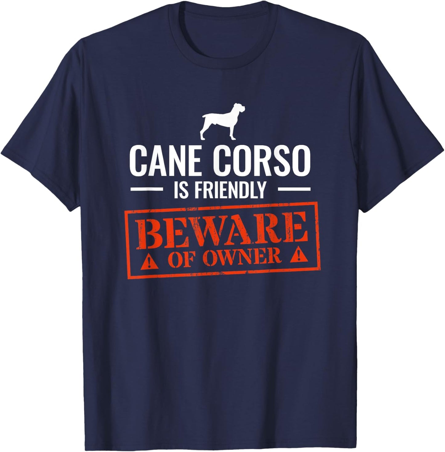 Cane Corso T-Shirt - T-Shirt | Navy
