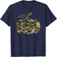 Pumpkin Camo Military Tactical Halloween Costume Autumn Fall T-Shirt - T-Shirt | Navy