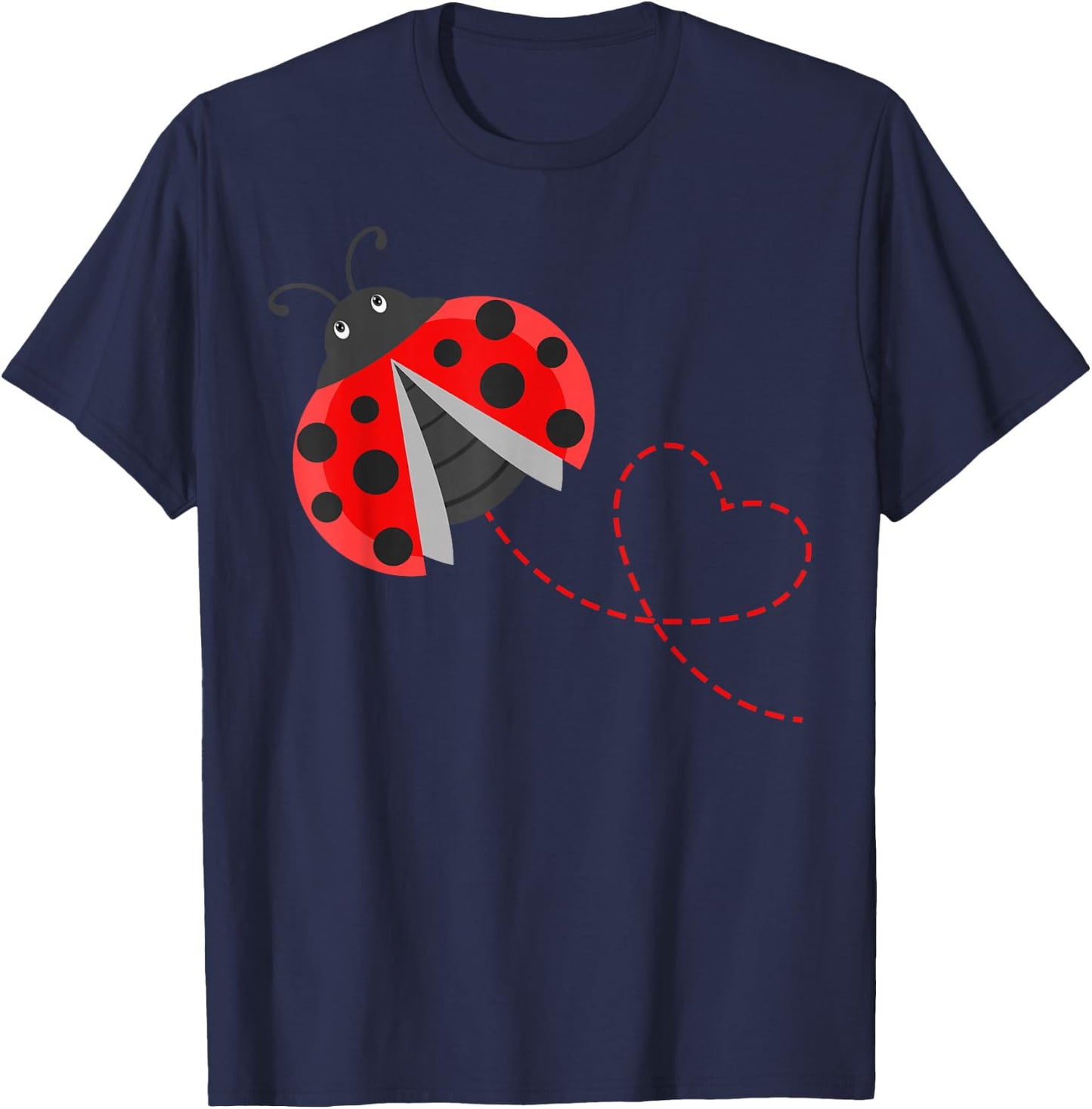 Ladybeetle Ladybugs Nature Lover Insect Fans Entomophile T-Shirt - T-Shirt | Navy