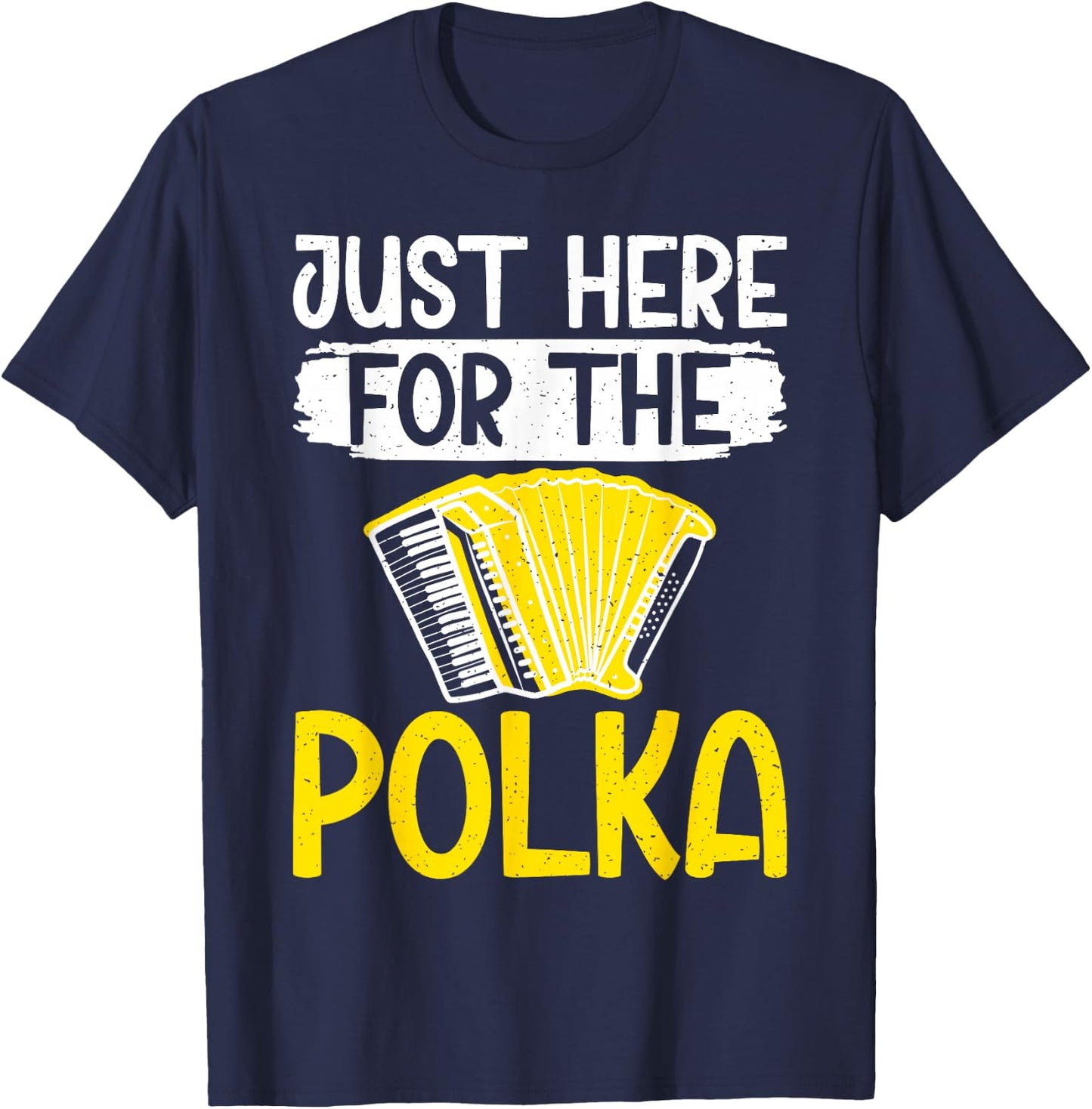 Just here for the Polka Polish Polka T-Shirt - T-Shirt | Navy