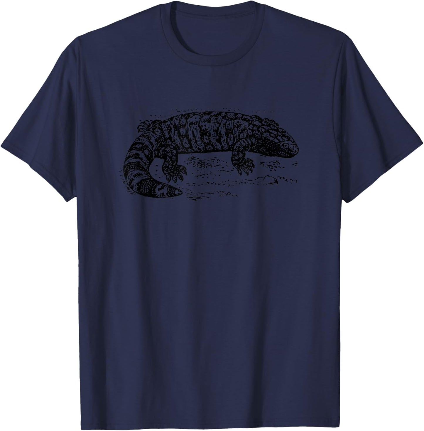 Gila Monster Lizard T-Shirt - T-Shirt | Navy