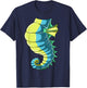 Seahorse Costume Seahorse Body Headless Seahorse Costume T-Shirt - T-Shirt | Navy