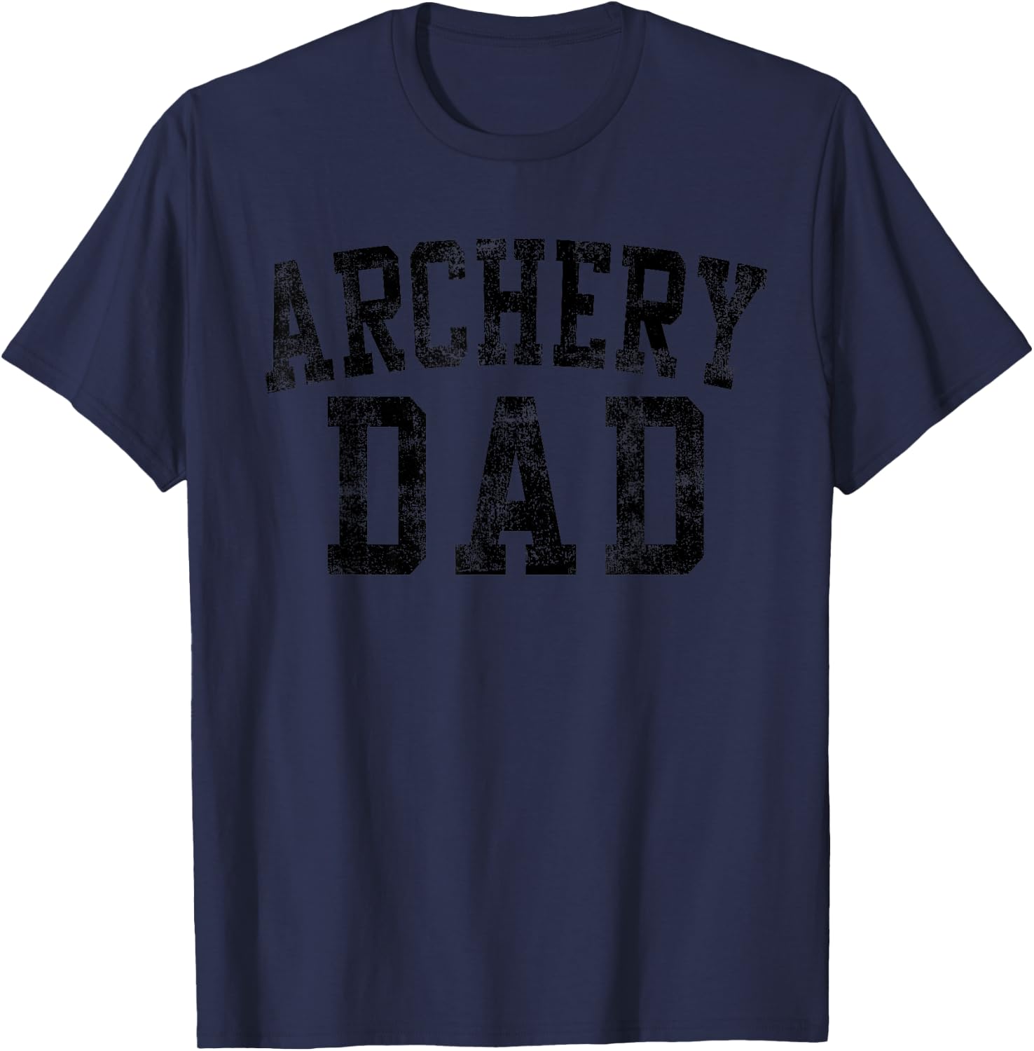 Archery Dad Birthday Classic Bold Font Archery Daddy T-Shirt - T-Shirt | Navy