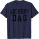Archery Dad Birthday Classic Bold Font Archery Daddy T-Shirt - T-Shirt | Navy