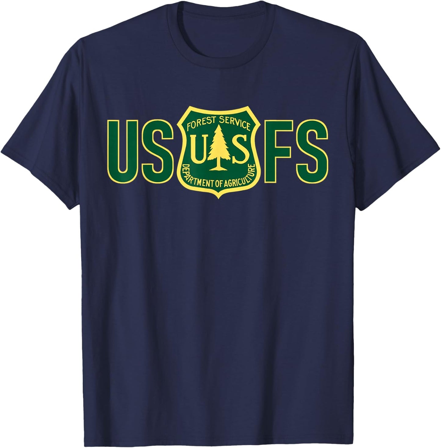 US United States Forest Service USFS Shield T-Shirt - T-Shirt | Navy