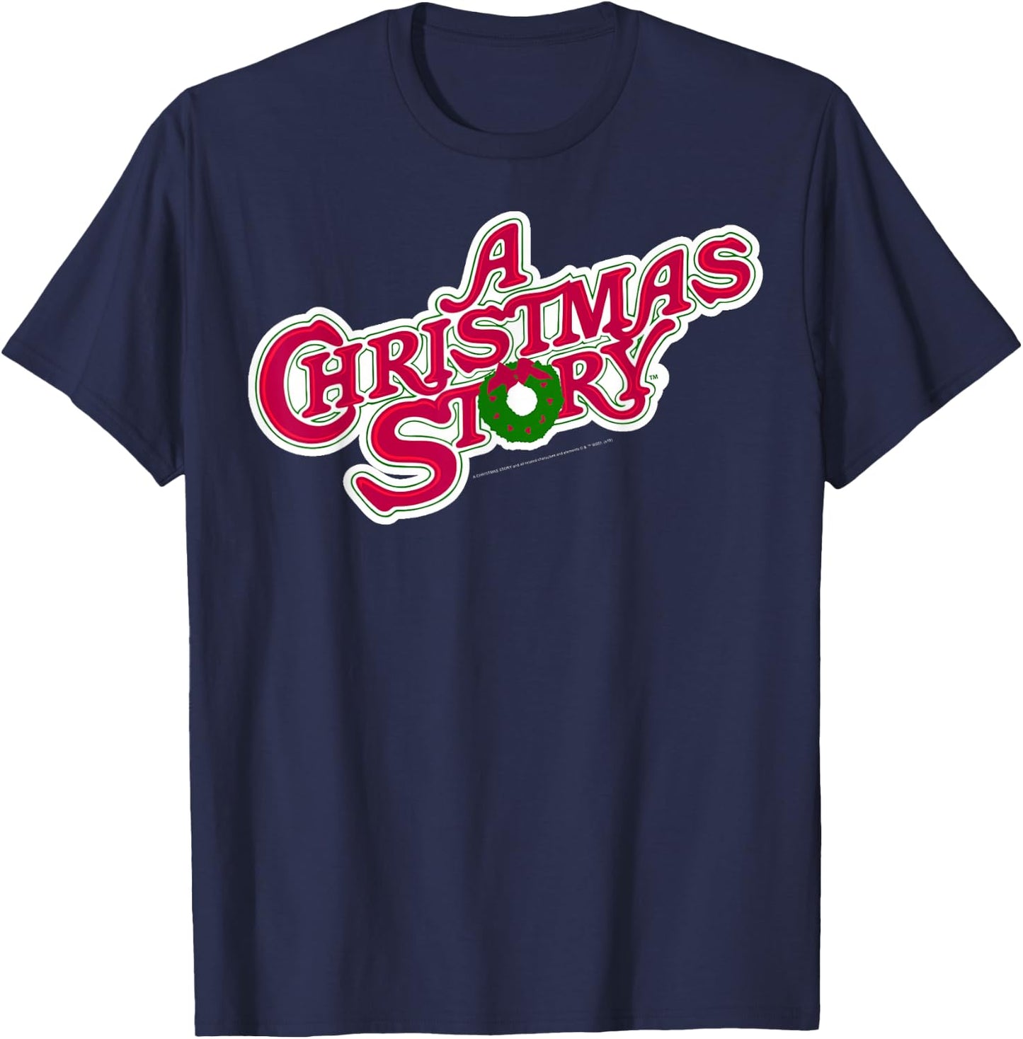 A Christmas Story Classic Logo T-Shirt - T-Shirt | Navy