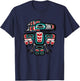 Northwest Pacific Haida Tlingit Native Raven Totem T-Shirt - T-Shirt | Navy