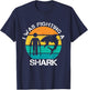I Was Fighting A Shark Foot Surgery Funny Broken Leg Story T-Shirt - T-Shirt | Navy