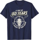 Hunting Gift 80 Year Old 80th Birthday T-Shirt - T-Shirt | Navy