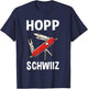 Hopp Schwiiz Go Switzerland Army Knife Wear T-Shirt - T-Shirt | Navy