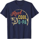 Father's Day Shirt Vintage Fishing Reel Cool G-Pa T-Shirt - T-Shirt | Navy