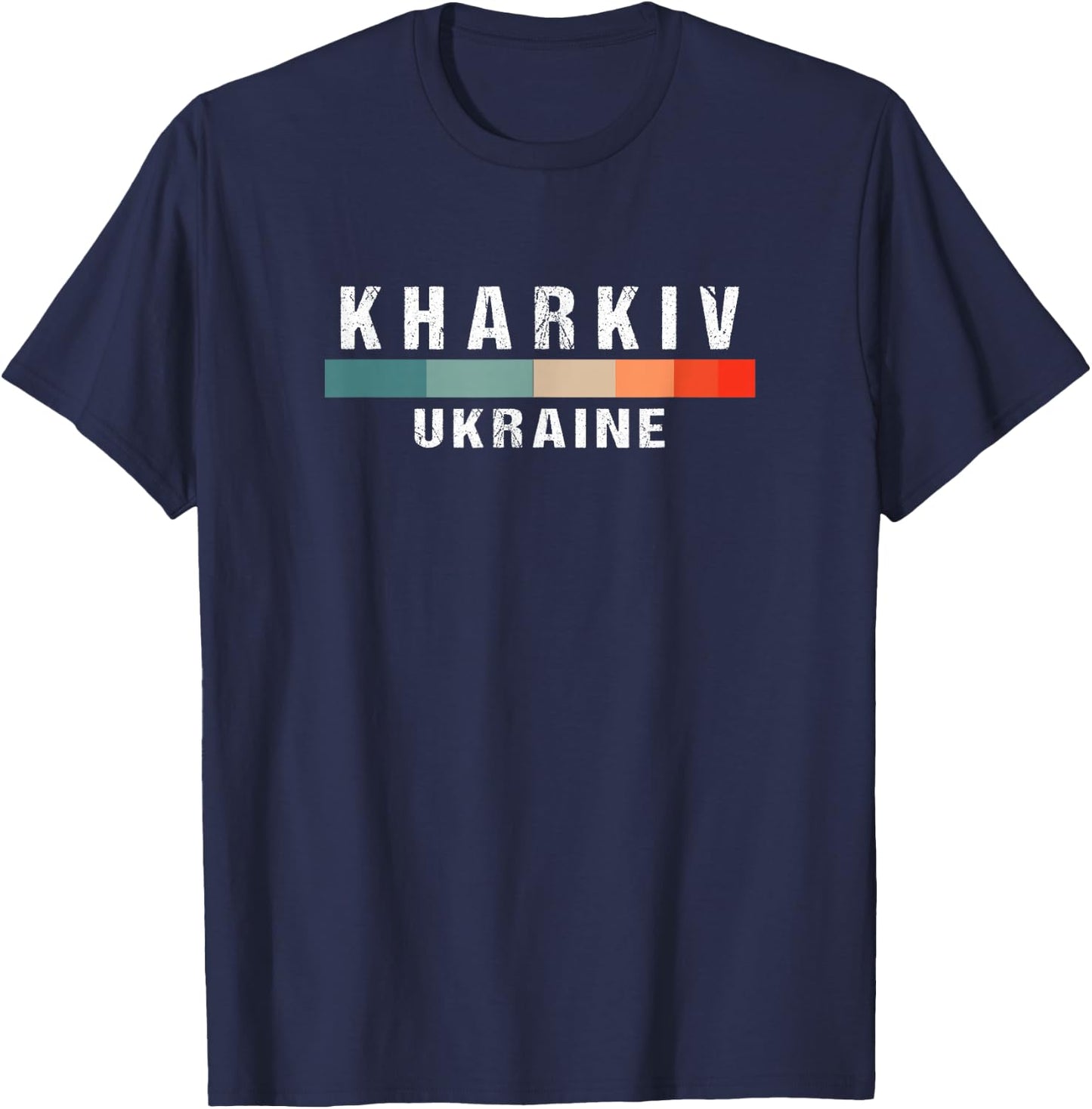 Kharkiv Ukraine City Trip T-Shirt - T-Shirt | Navy