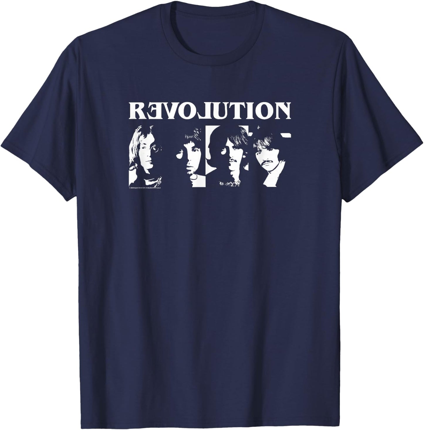The Beatles Revolution T-Shirt - T-Shirt | Navy